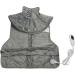 Neck Pain Heating Pillows - Electrically Heated Neck Shoulder Wrap with 6 Temperature Settings | Soft Silver Gray | EU Plugs 220-240V - Ideal for Older Adults - Buy Online on GoSupps.com