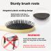 Professional Wood Handle Wig Brush Set for Synthetic Wigs - WB-1 Middle - Buy Online on GoSupps.com