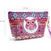 Cartoon Owl Cosmetics Bag - Travel Make-Up Clutch for Girls | Portable Zip Handbag for International Use - Buy Online on GoSupps.com