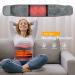 JLASDR USB Heated Neck & Waist Belt - Electric Massage for Back Pain Relief & Lumbar Support - Buy Online on GoSupps.com