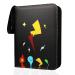Anyando Card Binder for Pokemon Cards with Sleeves Card Holder Binder for Pok mon Trading Cards Holds Up to 440 Standard Size Cards 55 Pcs 4-Pocket Pages Card Binder Album with Zipper Carrying Case Lighting Ball-440 Cards