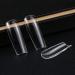 Extra Long Clear Square Full Cover Press On Nails - 504pcs for Nail Salon & DIY Design - Buy Online on GoSupps.com