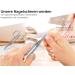 Professional Left-Handed Nail Scissors | Stainless Steel Toenail & Cuticle Clipper - Extra Sharp Design - Buy Online on GoSupps.com