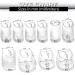 Buy Heel Hunks 10mm Clear Heel Protectors - Anti-Slip Replacement Tip Caps for High Heels & Stilettos - 5 Pairs for Grass & Indoor Use - Buy Online on GoSupps.com