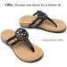Orthotic Arch Support Flip Flops for Women - Black, Size 6.5 - Athlefit Comfortable Orthopedic Sandals - Buy Online on GoSupps.com