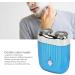 Qukaim Electric Hair Trimmer Electric Hair Clipper Double Cutter Trimmer for Men Washable Stainless Steel Blue - Buy Online on GoSupps.com