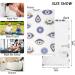 ZENWAWA Evil Eye Print Hand Towels - 2 Pack 16x28 inch, Cotton Bath Towels for Face, Hands, Body - Thin, Lightweight, Quickdry - Bathroom, Kitchen, Travel, Gym - Buy Online on GoSupps.com