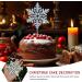 10pcs Christmas Cake Topper White Sliver Glitter Snowflake Cupcake Toppers Xmas Snowflake Cake Decoration for Holiday Winter Theme Cupcake Picks Baby Shower Christmas Cake Toppers E-white Snowflake - Buy Online on GoSupps.com