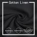 Zxiixz Black Linen Needlework Fabric - Large Size (59 x 19) for Garment & Craft - Cross Stitch Aida Cloth for Embroidery - Black Color - Buy Online on GoSupps.com