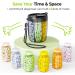 AUVON Monthly Pill Dispenser with Anti-Mixing Design and 20 Sticky Labels - Buy Online on GoSupps.com