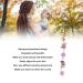 Purple Hair Dreadlocks Pendant - 5pcs Feather Dreadlocks Jewelry for Banquets | International Shipping - Buy Online on GoSupps.com