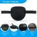 AMZVIO 2pcs 3D Eye Patches for Adults & Kids - Soft Medical Eyepatch for Amblyopia & Lazy Eye Right & Left Eye Black - Buy Online on GoSupps.com