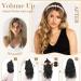 Sofeiyan Invisible Wire Hair Extensions with Soft Lace Weft Transparent Wire Adjustable Size with 4 Secure Clips Long Curly Wavy Synthetic Hairpiece for Women - 20 Inch Honey Blonde/Platinum Blonde Honey Blonde Mixed Platinum Blonde - Buy Online on GoSupps.com