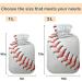 Naanle 1L Baseball Pointed Hot Water Bottle - Transparent Sports Heat Bottle for Bed Hand & Feet Warmer | Pain Relief & Cold Therapy - Buy Online on GoSupps.com