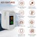 Pulse Oximeter Fingertip for Adults and Children - UK Approved SPO2 Monitor with Large LED Screen and Heart Rate Monitoring - Silver White - Buy Online on GoSupps.com