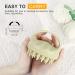 Aimike Scalp Massage Brush - Wheat Straw Silicone Hair Growth Massager Reduces Dandruff Wet & Dry Use - Yellow Goose Leg - Buy Online on GoSupps.com