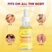 Organic Turmeric Body Oil 1 fl oz / 30 ml | Skin Brightening Essential Oil | Non-Greasy & Ultra-Hydrating Serum | Fights Acne & Evens Tone - Buy Online on GoSupps.com