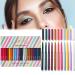 Cemssitu 20 Pieces Colored Eyeliner Set Waterproof Retractable Long Lasting Natural Matte Colorful Eye Pencils for Women Colorful Colorful