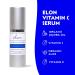 Elon Vitamin C Serum for Face - Anti-Aging Reduces Fine Lines & Wrinkles Improves Skin Texture Activates Collagen - 1 oz Facial Skin Care Product - Buy Online on GoSupps.com