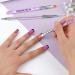 14 Pieces Nail Art Brushes Set for Beautiful Nail Designs and Nail Painting - Multi-colored Nylon Brushes for Poly Extension Gel and Tips Builder - Buy Online on GoSupps.com