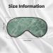 Buy Reusable Sleep Mask for Women & Men - Soft Blackout Eye Masks for Travel & Better Sleep | Marble Blue Grey - Buy Online on GoSupps.com