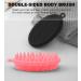 Rampula Silicone Body Peeling Brush | 2-in-1 Shower & Shampoo | Scalp Massage for Dry & Wet Use | Hygienic & Effective | Black - Buy Online on GoSupps.com