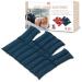 Sissel Linum Anatomic |Heat pillow with flaxsee fulfillment |Wet warmth & relaxation |Cotton |Ideal for muscle tension & gastrointestinal complaints |Colors: Blue/Blossom |Dimensions: 38 x 36cm