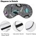 Colored Ostrich Sleep Mask - Adjustable Strap Eye Cover for Sleeping, Blocks Light - Perfect for Night, Travel, Nap - Men and Women - Buy Online on GoSupps.com
