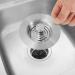 Abizarch Kitchen Drain Stopper Stainless Steel Sink Stopper Kitchen Drain 3 in 1 Sink Strainer Kitchen Drain Enduring Anti Clog Kitchen Drain Stopper for Standard 3-1/2 inch Drain ZHAZHAMO Two tapes are wrapped in a piece of hair - Buy Online on GoSupps.com