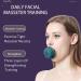 Facial Exerciser For Facial Muscles - V-face Facial Muscle Exerciser Silicone Portable Face Slimmer Tool Workplace Travel Home Women Sl392 Green English Neutral Stars - Buy Online on GoSupps.com