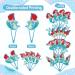 NIAYOU 24 Pcs Mermaid Cupcake Toppers Ocean Themed Cake Decorations Princess Happy Birthday Cupcake Toppers for Boys Girls Kids Birthday Party Supplies - Buy Online on GoSupps.com