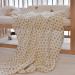 Yissone Muslin Swaddle Blanket 35.4x51.2 - Dual Layer Cotton Yarn Baby Blanket for Ages 1-3 (90x130cm Flower) - Buy Online on GoSupps.com