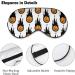 Fire Basketball Sleeping Mask - Adjustable Head Strap, Light Blocking Eye Cover for Comfortable Sleep | Ideal for Boys, Girls, Men, Women | Perfect for Plane Travel - Buy Online on GoSupps.com