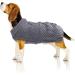 Bella & Balu Dog sweater with braid knit pattern - XXS gray |Sweater for dogs in cold warm and soft for high 100% cotton XXS gray