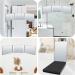360 Mirror with LED for Hair Cutting, Hair Dyeing, Makeup, and Shaving - Black - Buy Online on GoSupps.com