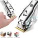 Hatteker Men's Hair Clipper & Beard Trimmer - Cordless and Waterproof Grooming Kit with Colorful Combs - Silver - Buy Online on GoSupps.com