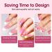Gellen French Tip Press on Nails - 150 pcs Soft Gel Pink Square Short Tips 3-in-1 Pre-French Full Cover Nail Art 15 Sizes Easy Application - Buy Online on GoSupps.com