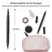 Falliny Retractable Dual-Ended Lip & Eyeshadow Makeup Brushes - Set of 2 | Travel-Friendly Design with Caps - Buy Online on GoSupps.com