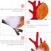 Lurrose 2 Pairs Christmas Reindeer Antlers Hair Clips Hairpins Cute Reindeer Hair Barrettes Alligator Christmas Hair Accessories with Deer Horn Ears for Kids Adults - Buy Online on GoSupps.com