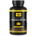 You Vites Vitamin D3 + K2 - Max Absorption 5000 IU D3 & 100 mcg K2 MK-7 (Menaquinone-7) with BioPerine - Bone Heart & Immune Support - Non-GMO Gluten Free Soy Free - 90 Capsules - Daily Supplement