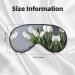 SSIMOO White Tulips Eye Mask - Soft Double-Sided Light Blocking for Better Sleep - Buy Online on GoSupps.com