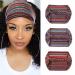 Generse Boho Headbands 3 Pack - Elastic Wide Yoga Turban Striped Twisted Head Wraps for Women & Girls - Stylish Hair Accessories - Buy Online on GoSupps.com