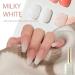 Jelly Gel Nail Polish Set Milky White and Nude UV Gel Nail Polish 15ML Each Translucent Nude Builder Gel For Nails Jelly Gel Polish Varnish Kit for French Manicure DIY(Nude & Milky White) - Buy Online on GoSupps.com