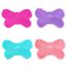 1pc Silicone Scrub Pad - Makeup Brush Cleaner Tray | Portable Beauty Brush Cleaning Instrument in Purple - Buy Online on GoSupps.com