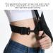 Fotgok Breathable Arm Sling with Waist Belt - Shoulder Immobilizer for Men and Women - Strong Support Brace for Shoulder Injury - Black - Buy Online on GoSupps.com