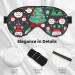 Double-Sided Eye Mask with Christmas Tree & Snowman Print | Soft Light Blocking for Better Sleep Quality - Perfect Holiday Gift - Buy Online on GoSupps.com