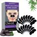 Blackness nose strips nose strips anti -nosestripes blackhead pore strips pores cleaning with activated carbon removing blackheads and impurities 50PCs black 0.24 g (50 pack)