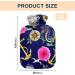 Buy Dragon Roses Hot Water Bottles - 2L Pain Relief for Women Girls & Children | International Shipping - Buy Online on GoSupps.com