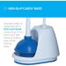 Mr. Clean Turbo Plunger and Bowl Brush Caddy Set - Blue/White 1-Pack - Buy Online on GoSupps.com
