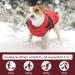 Winter Dog Jackets - Windproof & Waterproof 2-in-1 Fleece Coat for Small Dogs | Warm Violet Vest - Buy Online on GoSupps.com